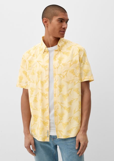 s.Oliver Kurzarmhemd Kurzarmhemd mit Button Down-Kragen günstig online kaufen