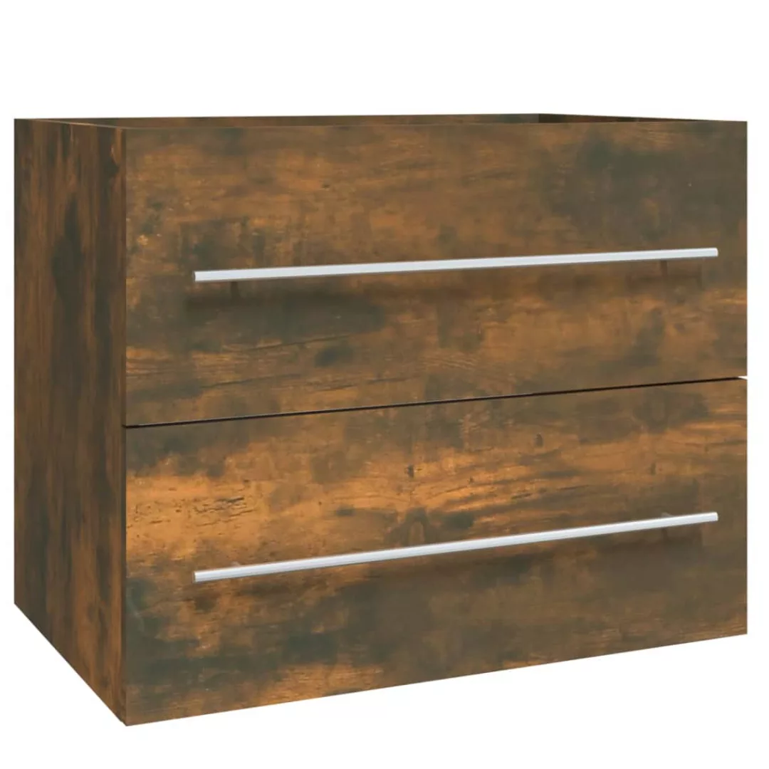 Vidaxl Waschbeckenschrank Räuchereiche 60x38,5x48 Cm Holzwerkstoff günstig online kaufen