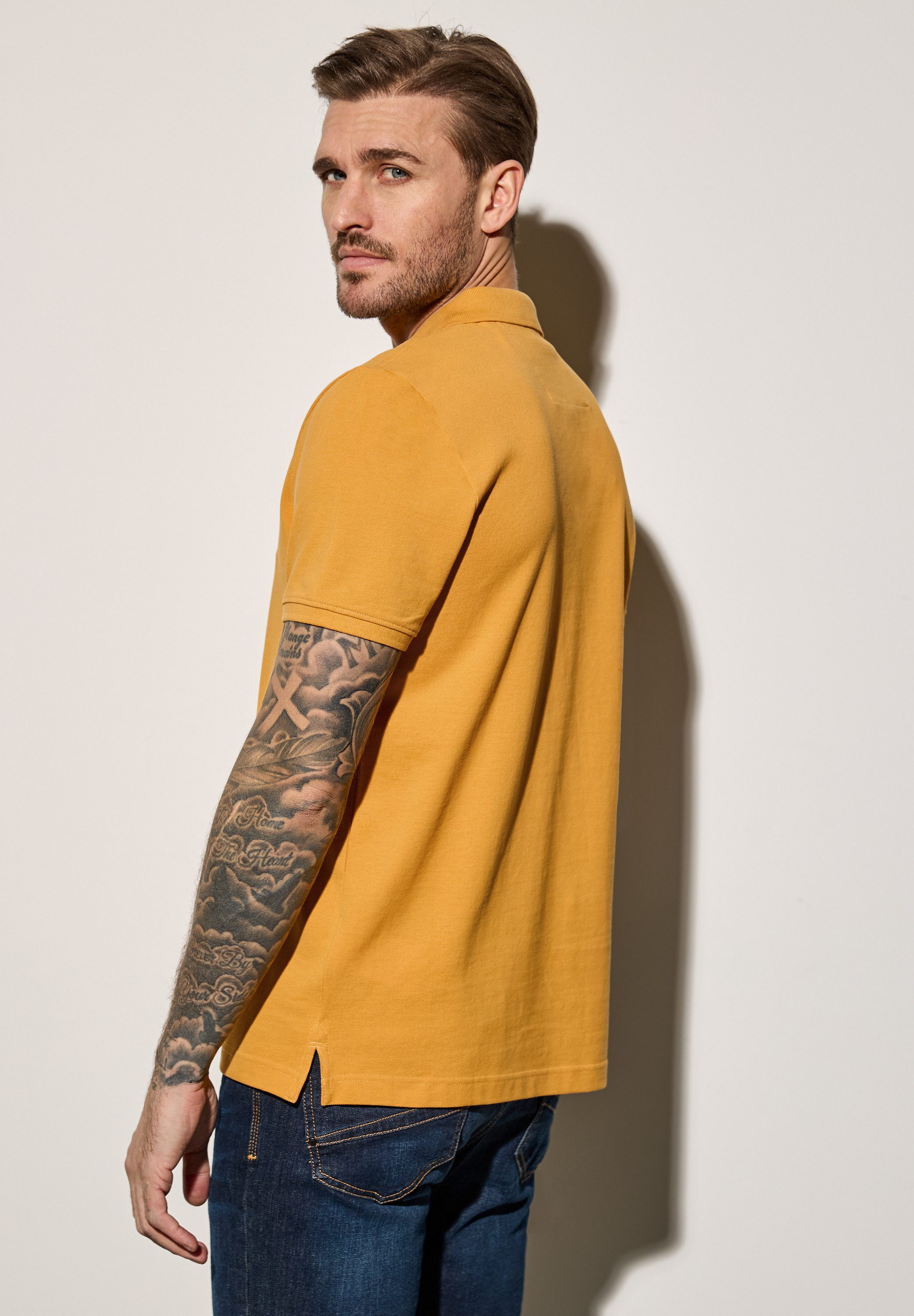 STREET ONE MEN Poloshirt, aus reiner Baumwolle günstig online kaufen