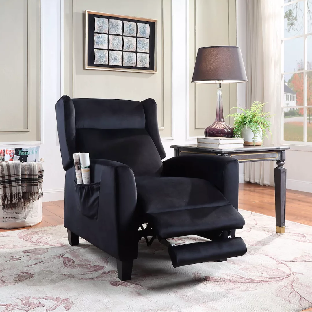 ATLANTIC home collection TV-Sessel "Timo", klassischer Ohrensessel mit Rela günstig online kaufen