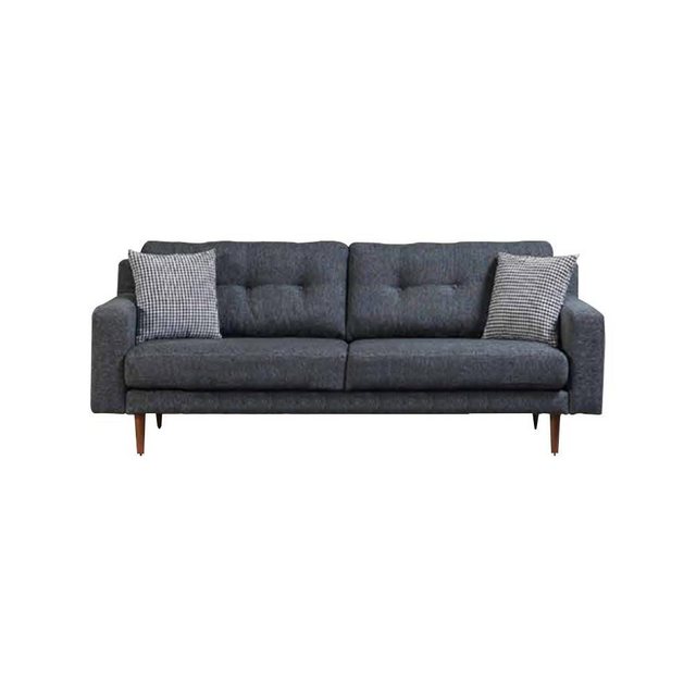 Xlmoebel Sofa Eleganter Grauer Sofa für Drei Personen Exklusive Wohnzimmer günstig online kaufen