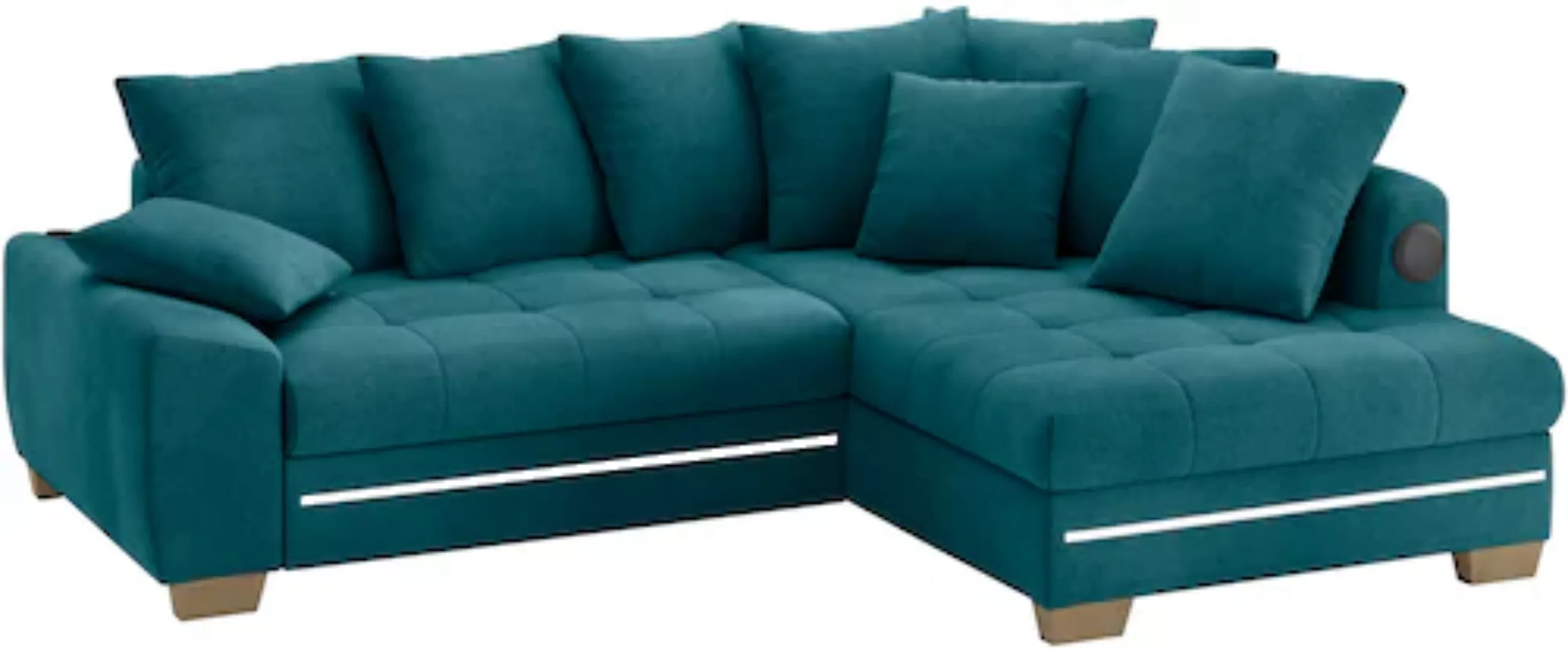 Mr. Couch Ecksofa »Nikita II, L-Form«, RGB-LED, Bluetooth-Soundsystem, wahl günstig online kaufen