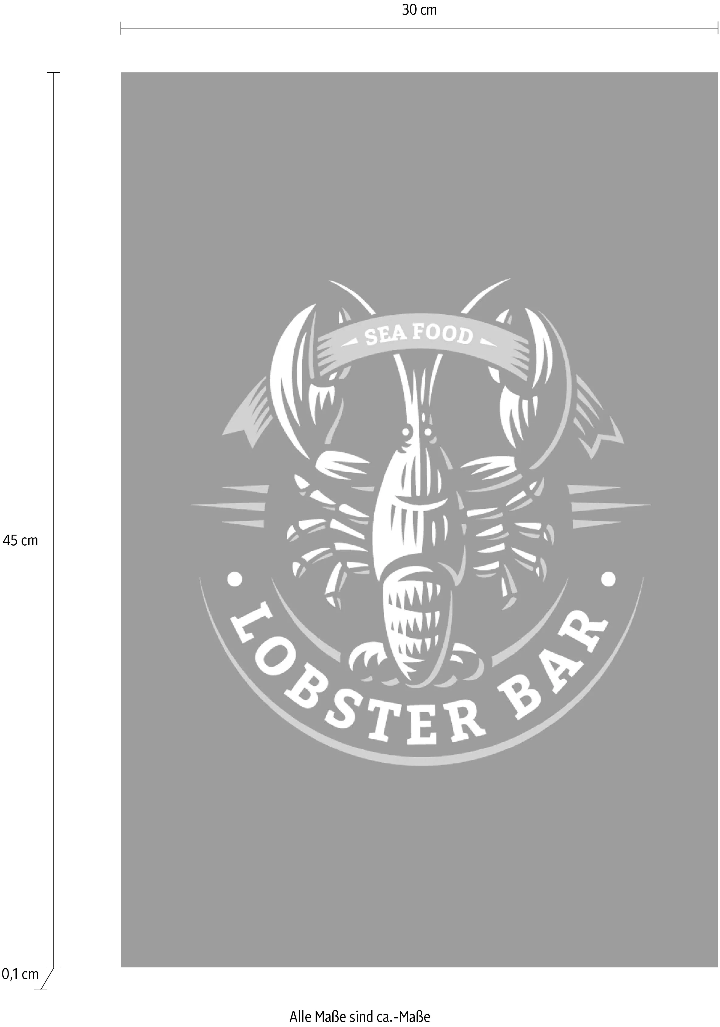 queence Wanddekoobjekt "LOBSTER BAR" günstig online kaufen