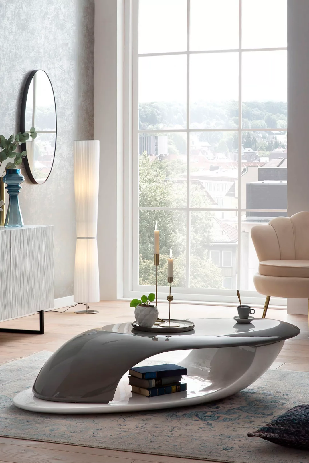 SalesFever Couchtisch "Lignano Couchtisch - stilvoller Mittelpunkt", Fiberg günstig online kaufen