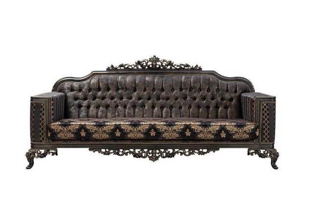 Xlmoebel Sofa Luxus Chesterfield Sofagarnitur 3+1 Sitzer Klassisches Sofa B günstig online kaufen