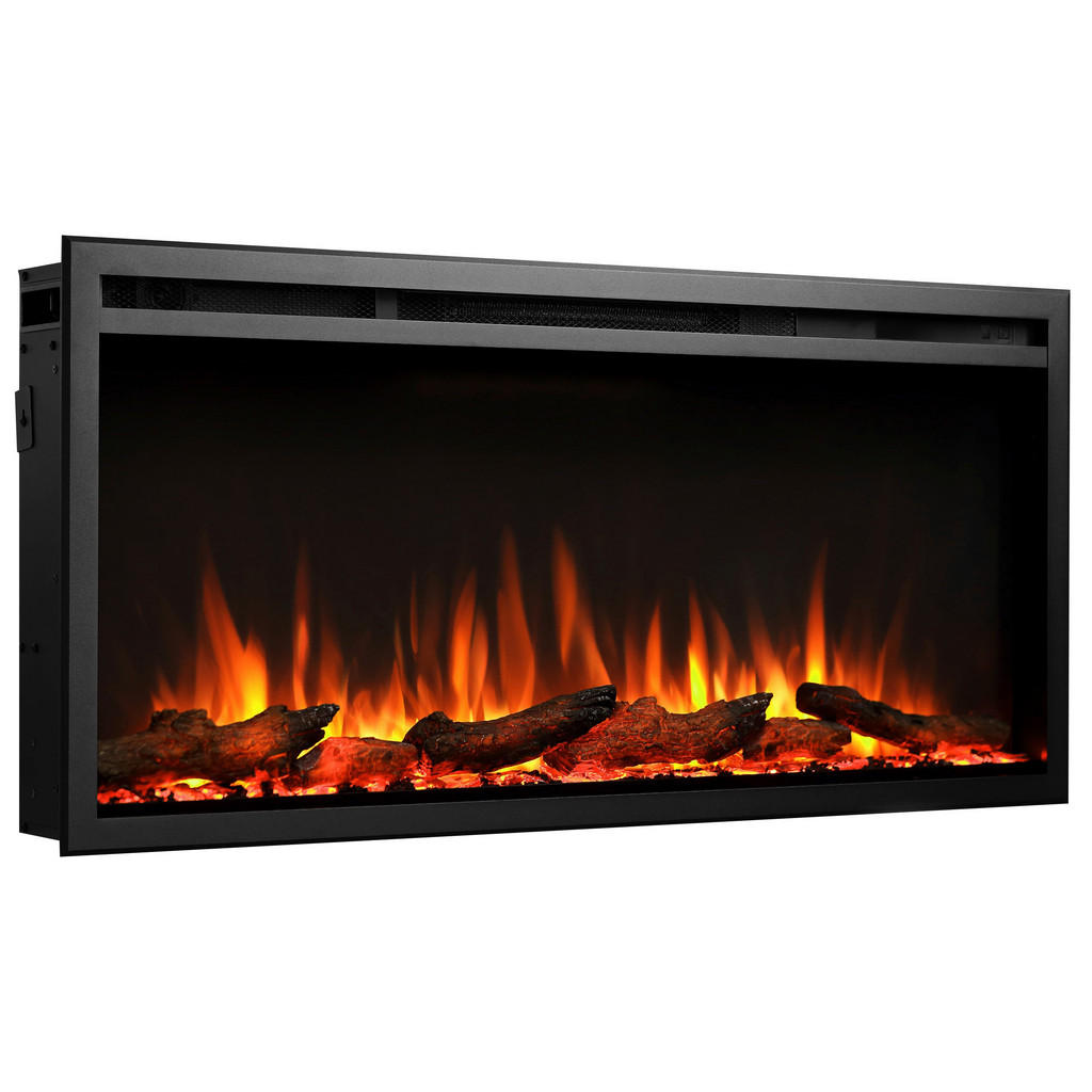 Balderia Elektrischer-Kamin Atlanta EF286B schwarz B/H/L: ca. 14,7x48x101,6 günstig online kaufen