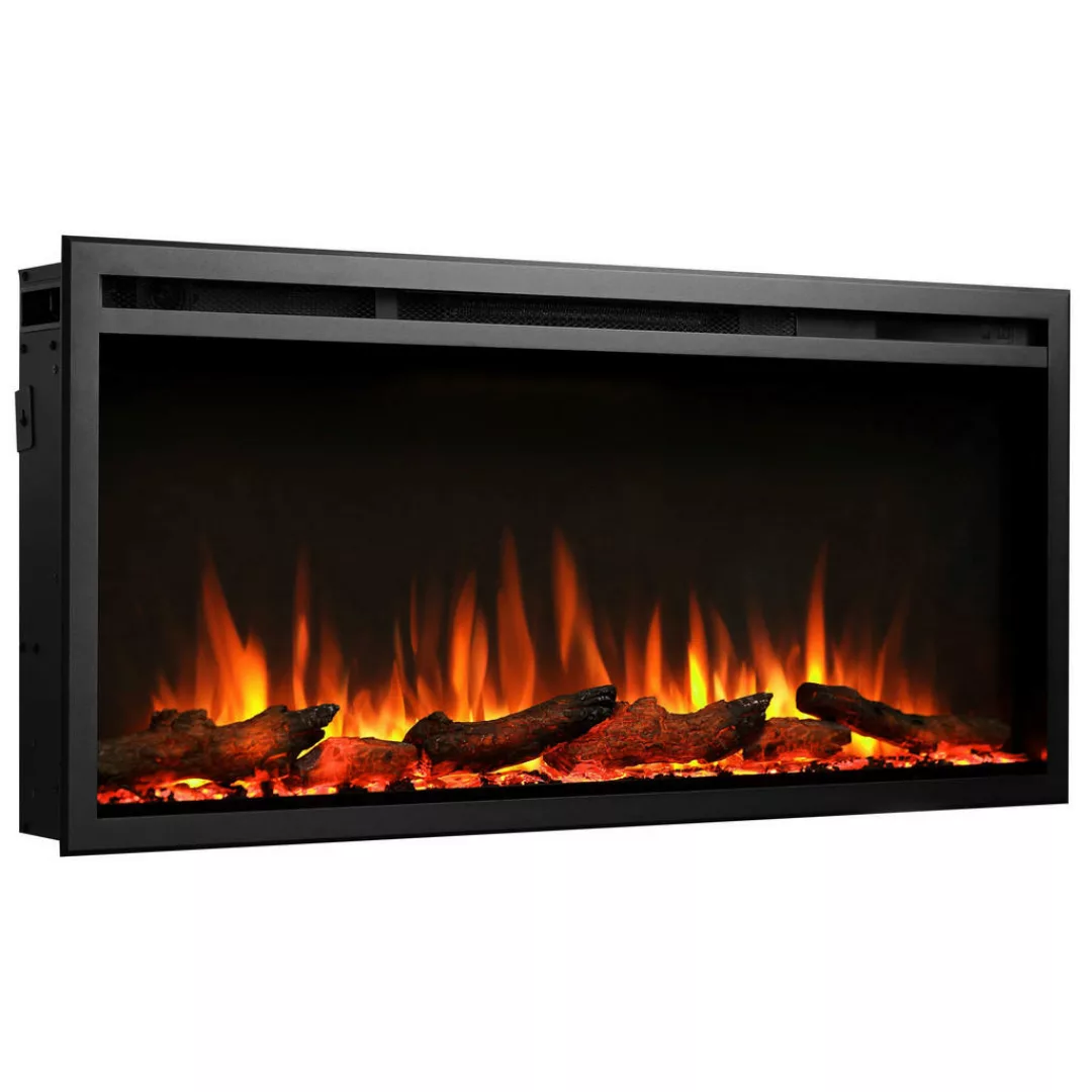 Balderia Elektrischer-Kamin Atlanta EF286B schwarz B/H/L: ca. 14,7x48x101,6 günstig online kaufen