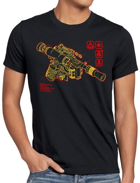 style3 T-Shirt Han shot first Blaster solo greedo star krieg wars der stern günstig online kaufen