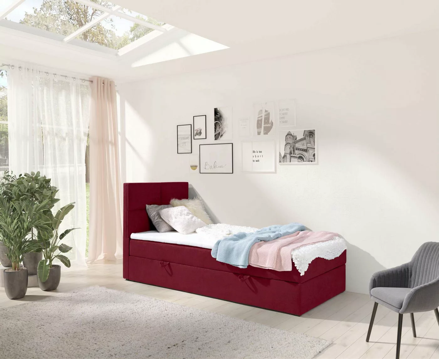 99rooms Boxspringbett Larni (Schlafzimmerbett, Bett), Design günstig online kaufen