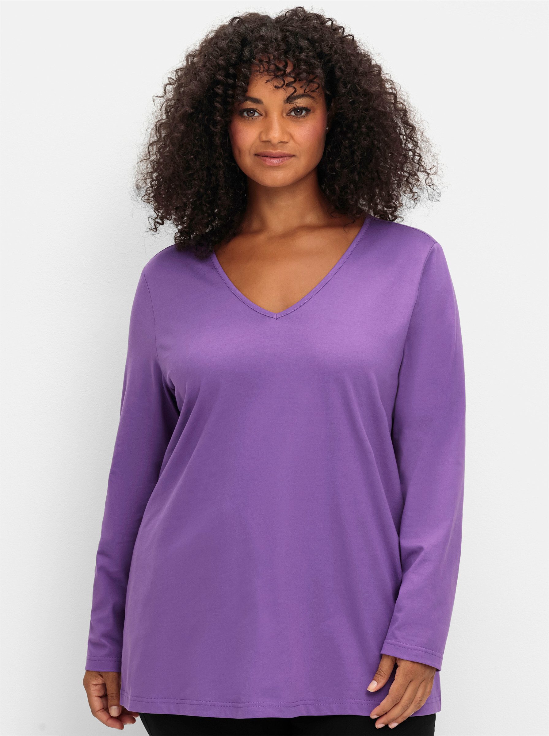 Sheego T-Shirt Langarmshirt günstig online kaufen