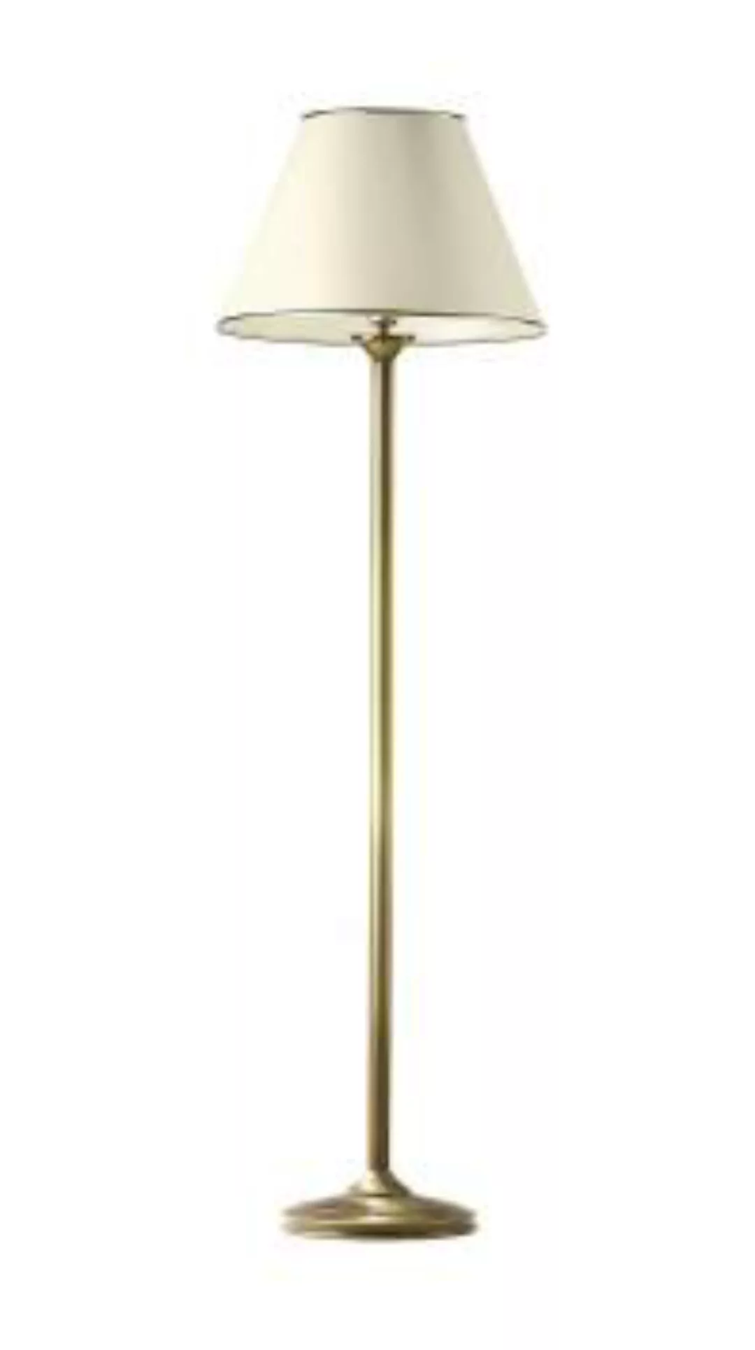 Stehleuchte in Messing antik 155cm PENELO Lampe günstig online kaufen