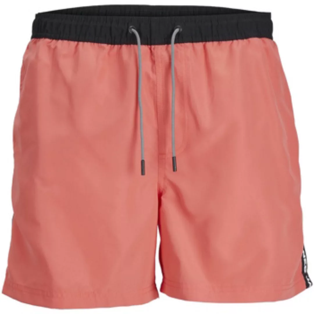 Jack & Jones  Badeshorts Badehose FIJI BLACK TAPE Schwimm-Shorts günstig online kaufen