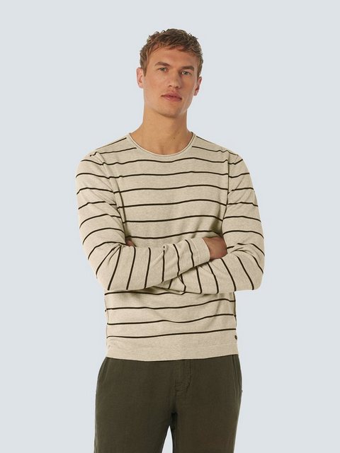 No Excess-Pullover Streifen Beige - Größe XXL günstig online kaufen