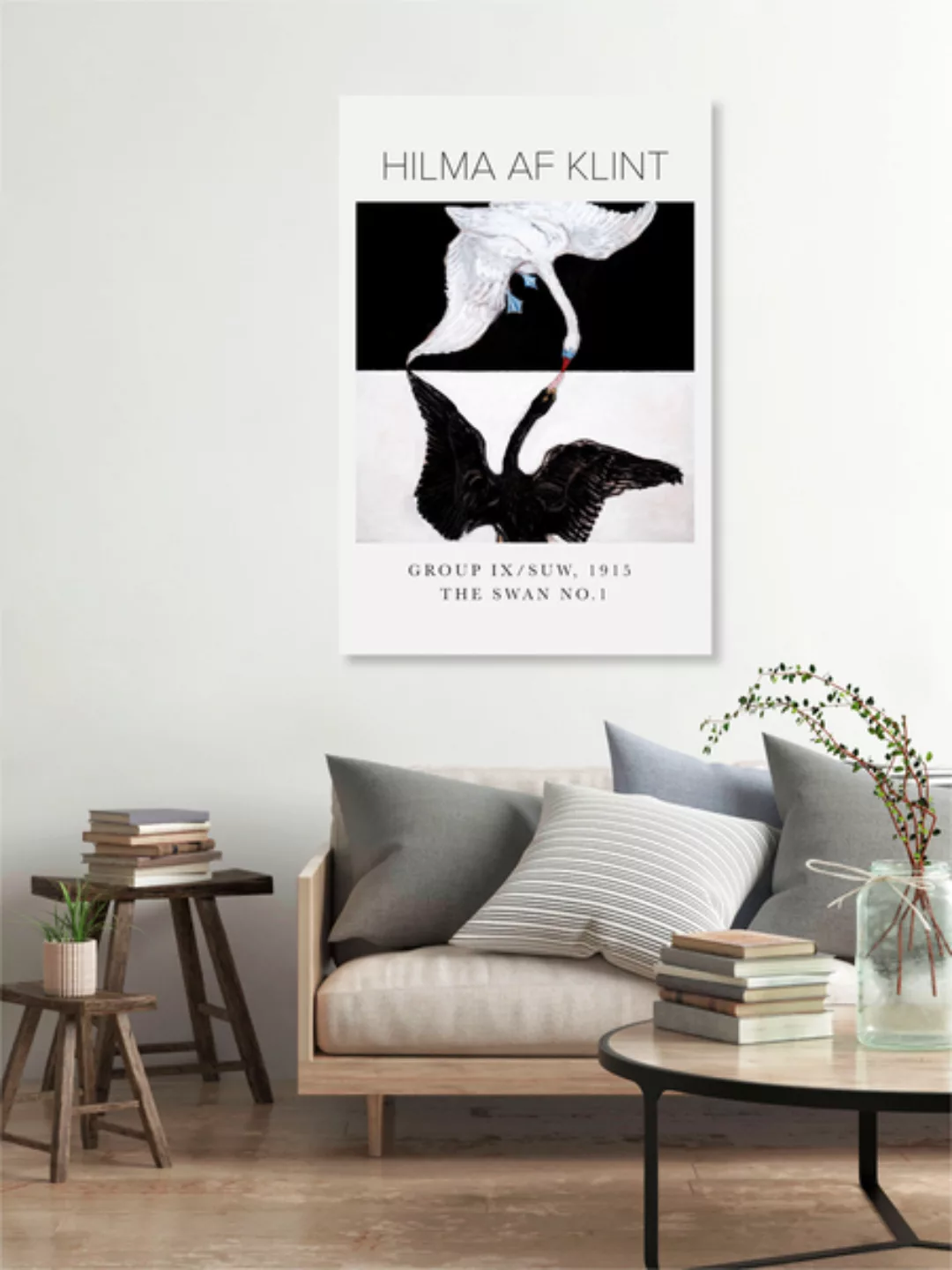 Poster / Leinwandbild - Hilma Af Klint The Swan No. 1 günstig online kaufen
