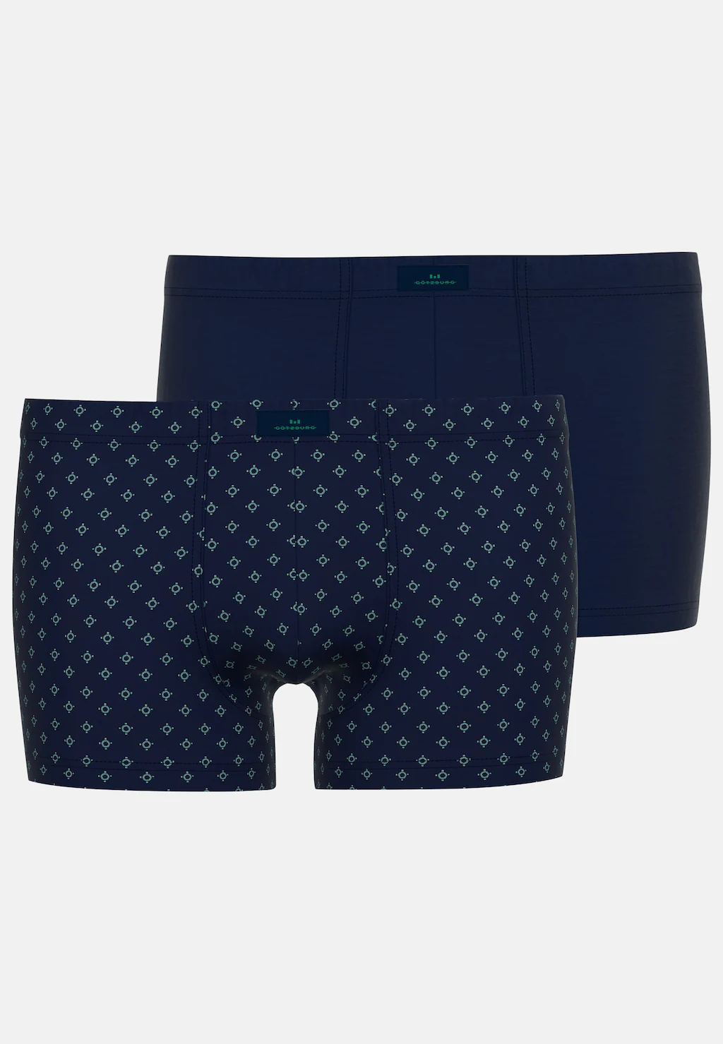 GÖTZBURG Boxershorts, (2er Pack), mit stilvollem Musterdesign günstig online kaufen