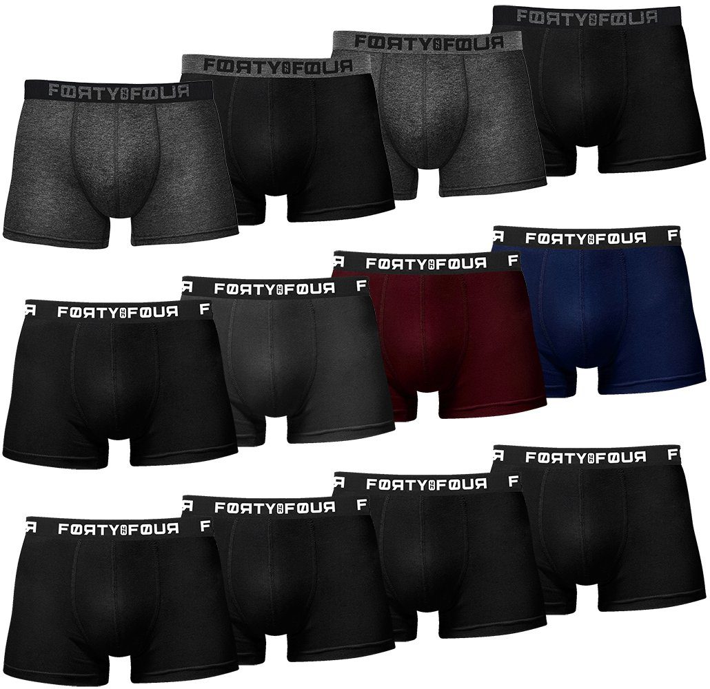 FortyFour Boxershorts Herren Männer Unterhosen Baumwolle günstig online kaufen