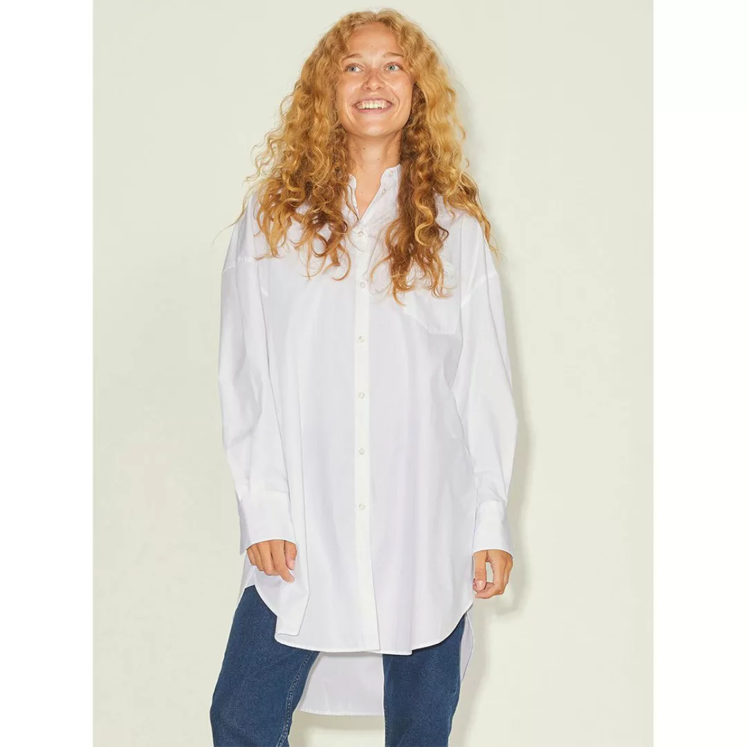 Jjxx Lacy Oversized Poplin Langarm Hemd XL White günstig online kaufen