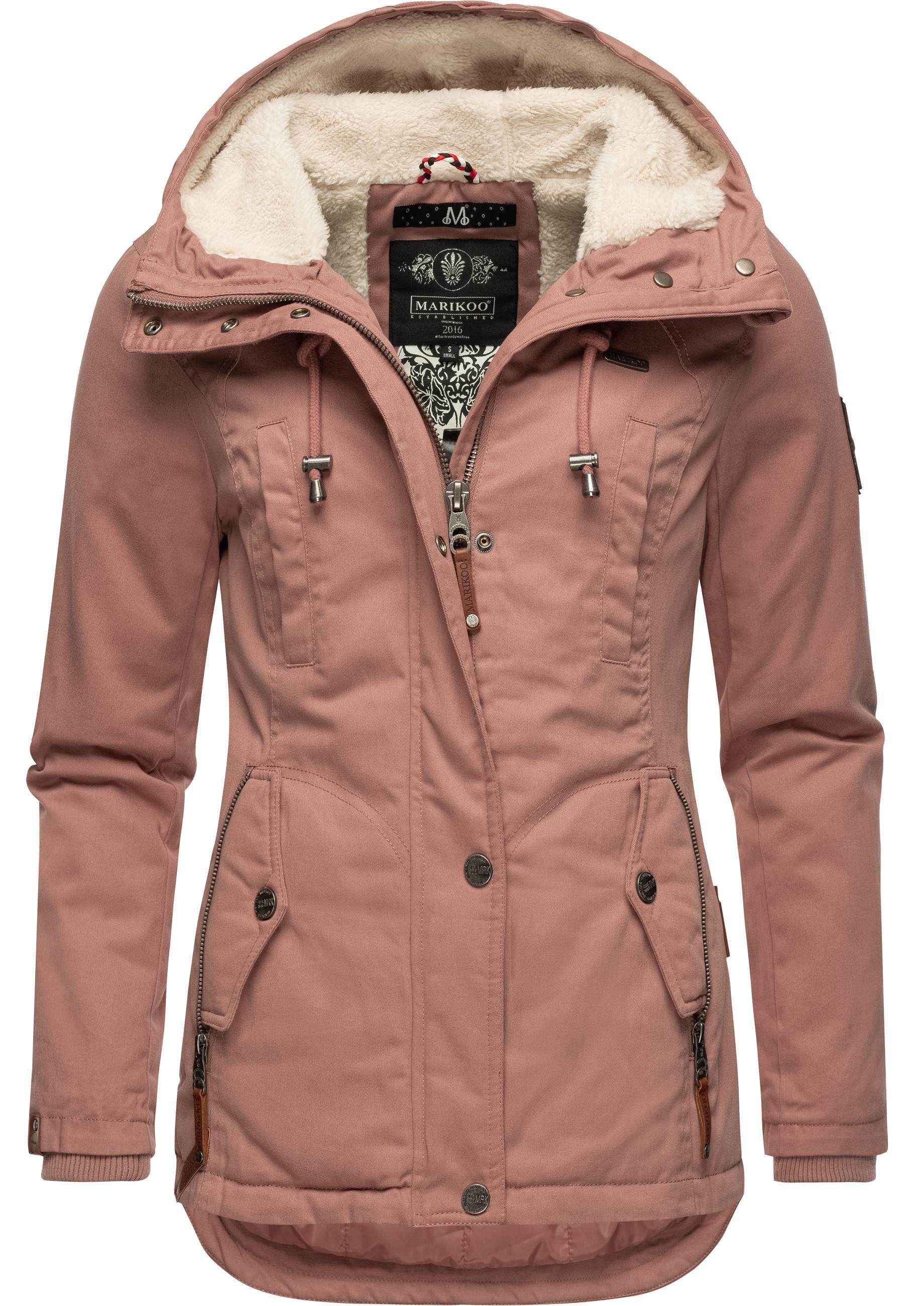 Marikoo Winterjacke "Bikoo", mit Kapuze, sportliche Damen Outdoor Baumwollj günstig online kaufen