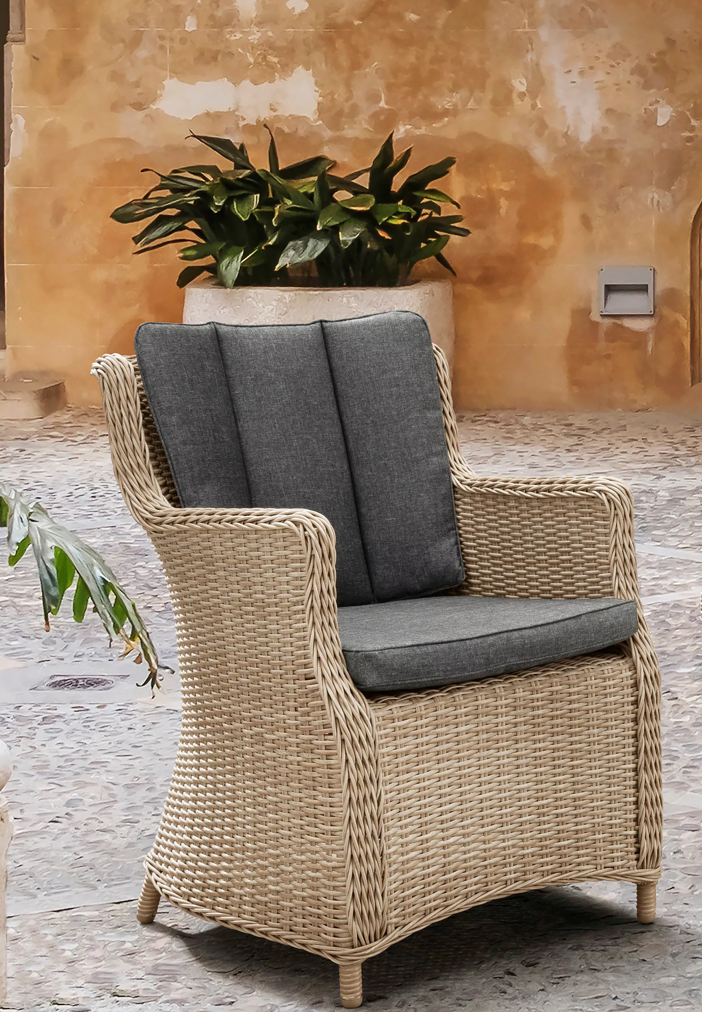 Destiny Gartensessel "LUNA", (Set, 2 St.), Polyrattan, inkl. Auflagen günstig online kaufen