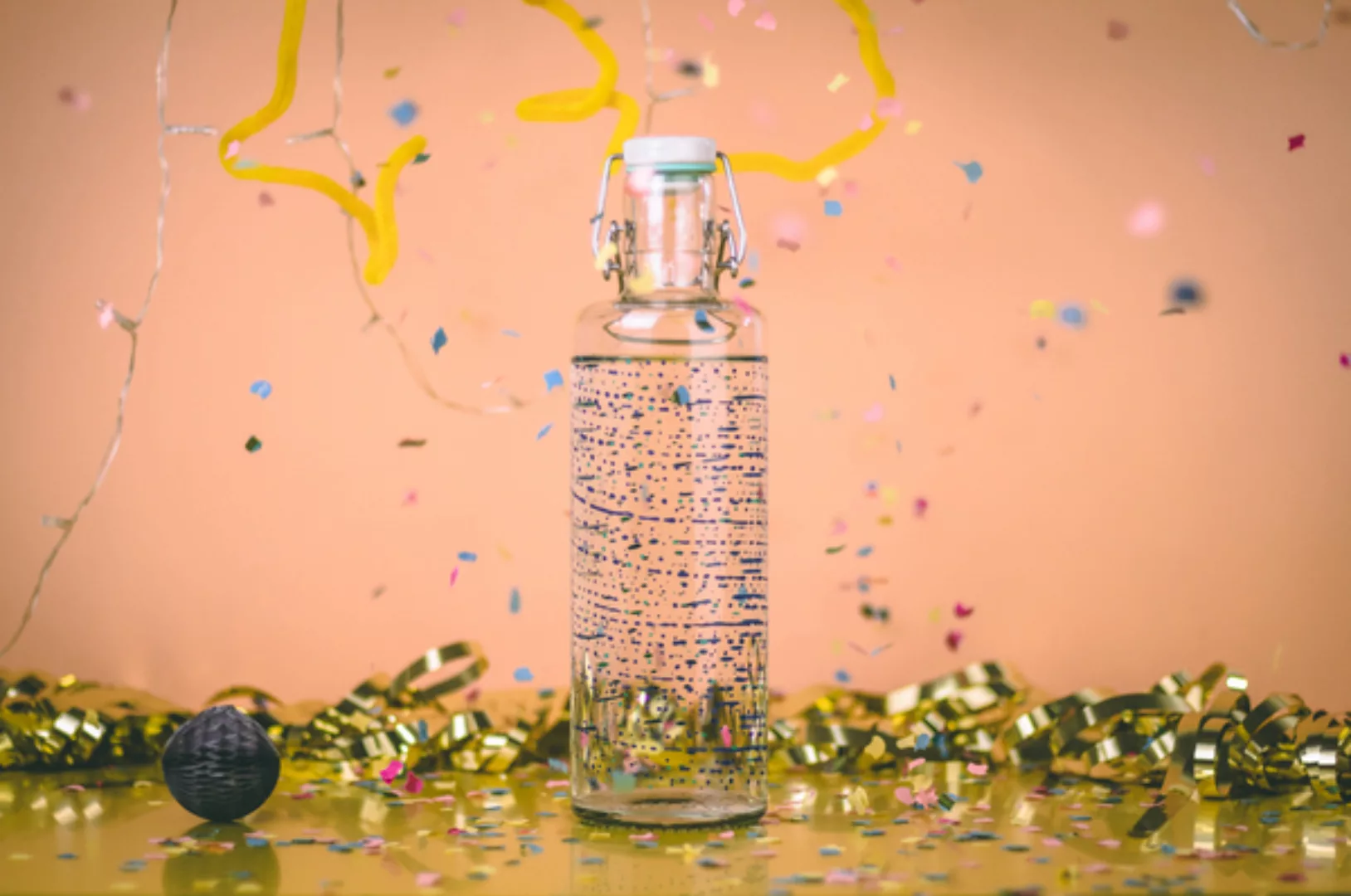 Soulbottle 1,0l • Trinkflasche Aus Glas • „One Million Drops" günstig online kaufen