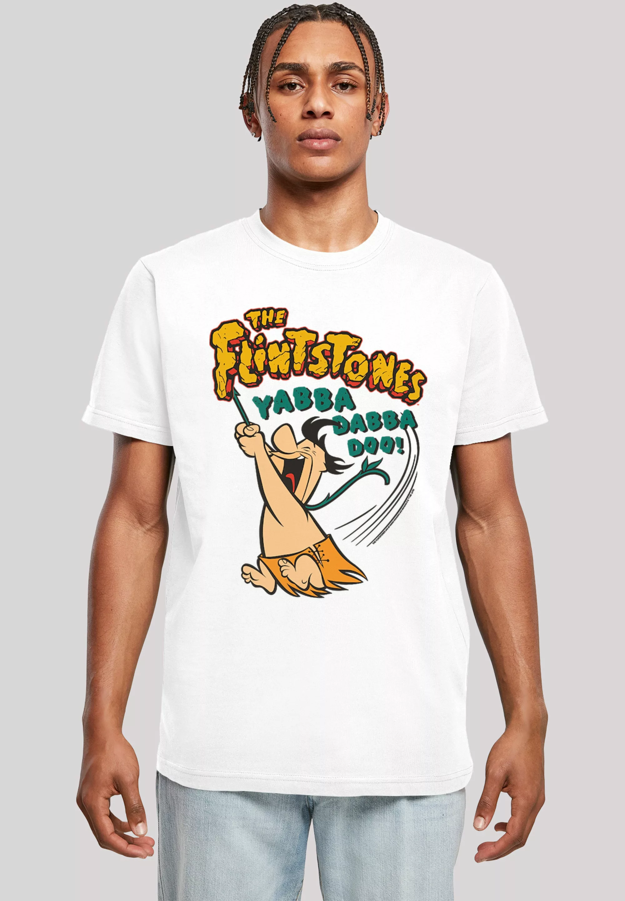 F4NT4STIC T-Shirt "Die Familie Feuerstein Fred Yabba Dabba Doo", Herren,Pre günstig online kaufen