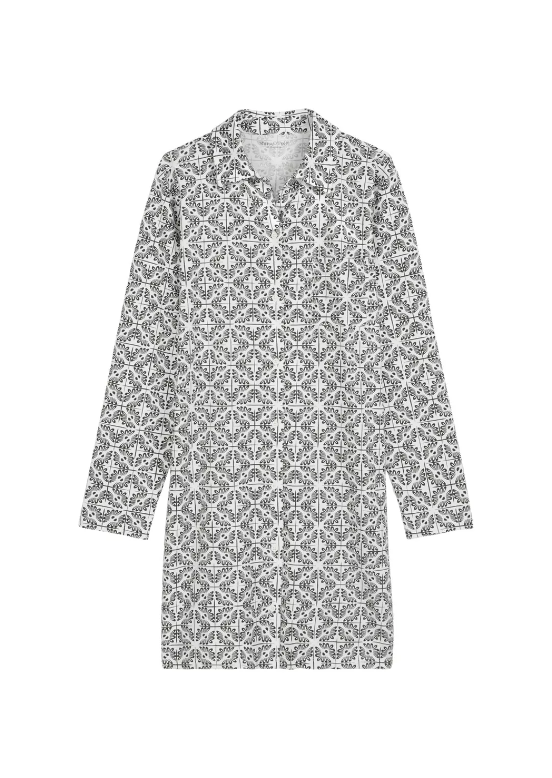 Marc OPolo Nachthemd "Mix N Match Cotton Jersey", Langarm, Baumwollmix, Knö günstig online kaufen