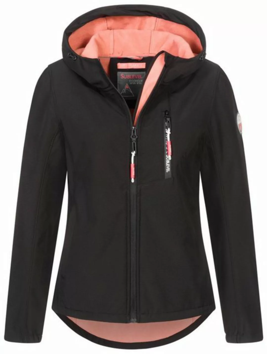 SUBLEVEL Softshelljacke Damen Herbst Jacke Softshell Jacke Outdoor Regen Üb günstig online kaufen