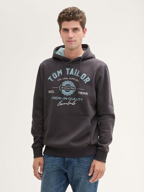 TOM TAILOR Sweatshirt Hoodie mit Logo Print günstig online kaufen