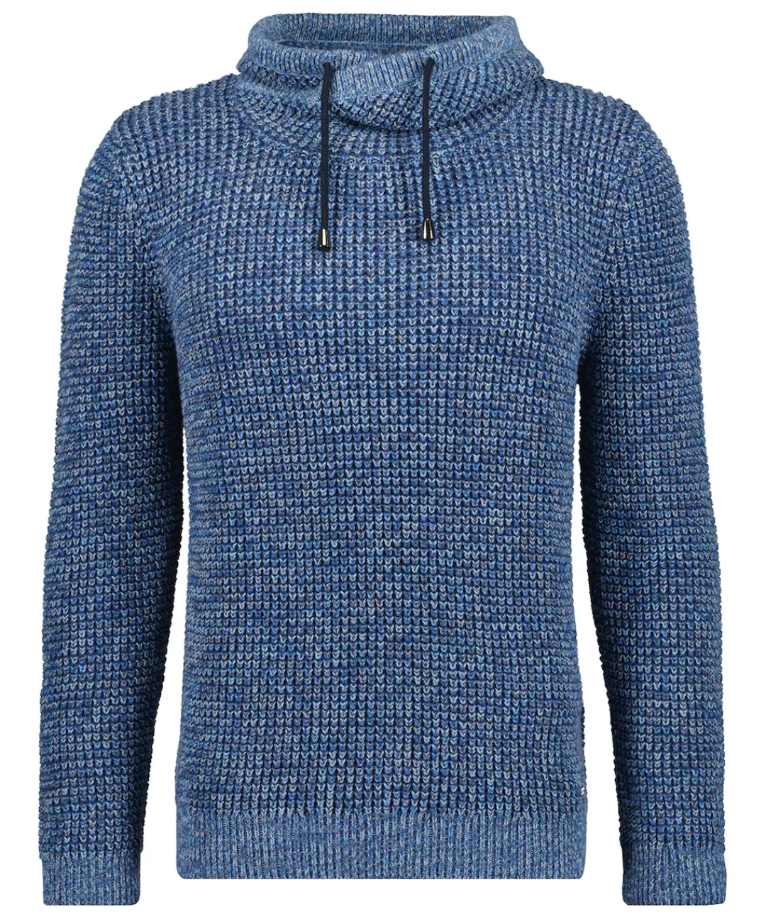 RAGMAN V-Ausschnitt-Pullover Tweed mit Blockstreifen günstig online kaufen