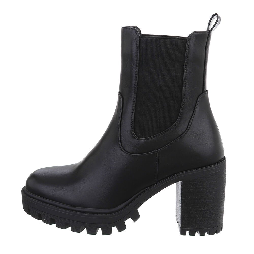 Ital-Design Damen Elegant Plateaustiefelette (84338091) Blockabsatz günstig online kaufen