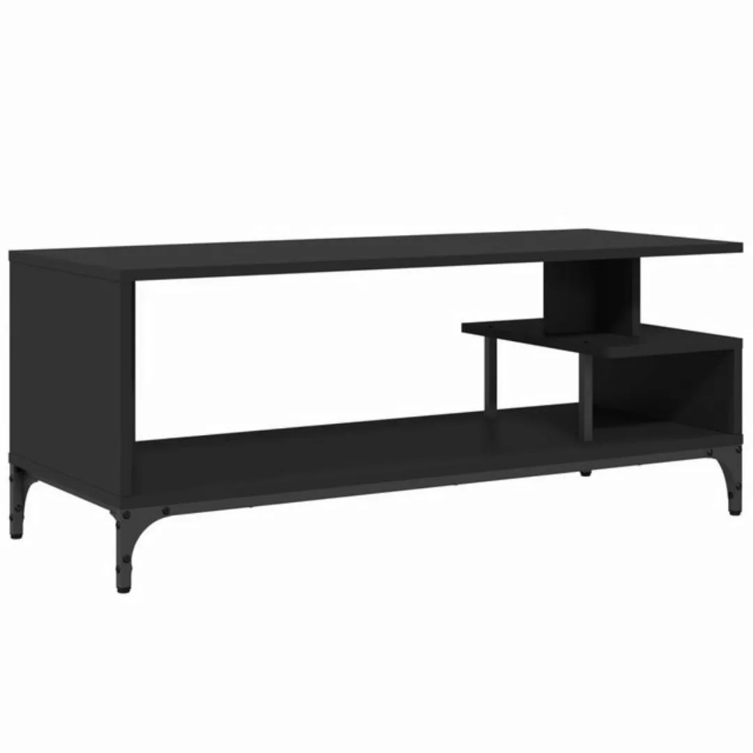 vidaXL TV-Schrank TV-Schrank Schwarz 102x40x41 cm Holzwerkstoff und Stahl ( günstig online kaufen