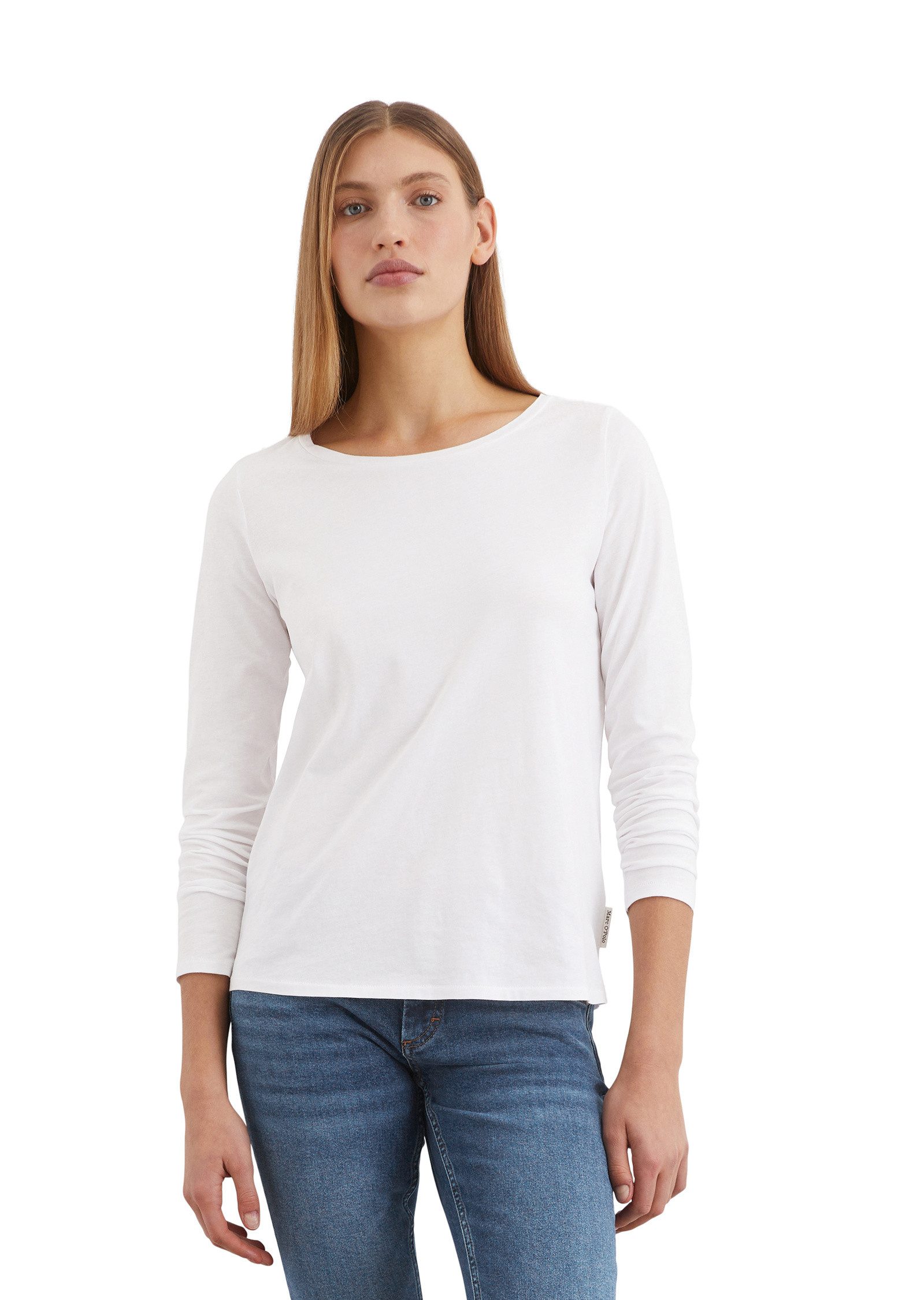 Marc O'Polo Langarmshirt in Organic Cotton-Qualität günstig online kaufen