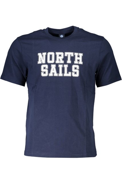 North Sails T-Shirt Herren Kurzarm-T-Shirt in Blau mit Rundhals und günstig online kaufen