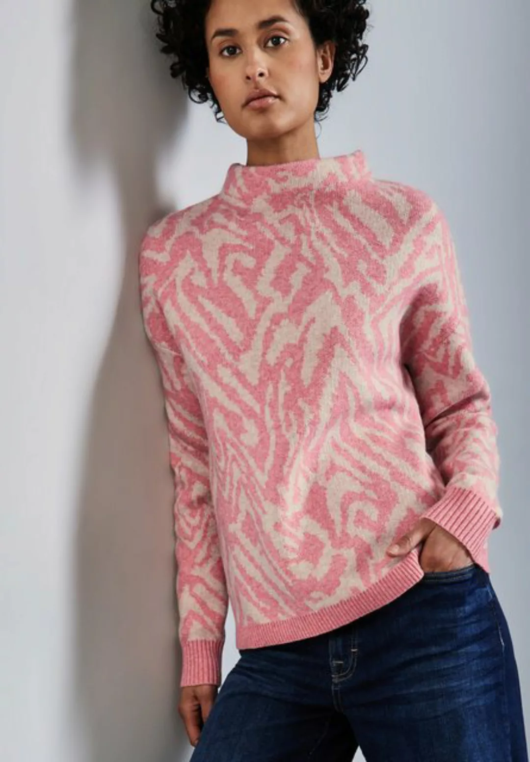 STREET ONE Strickpullover, im soften Baumwoll-Mix günstig online kaufen