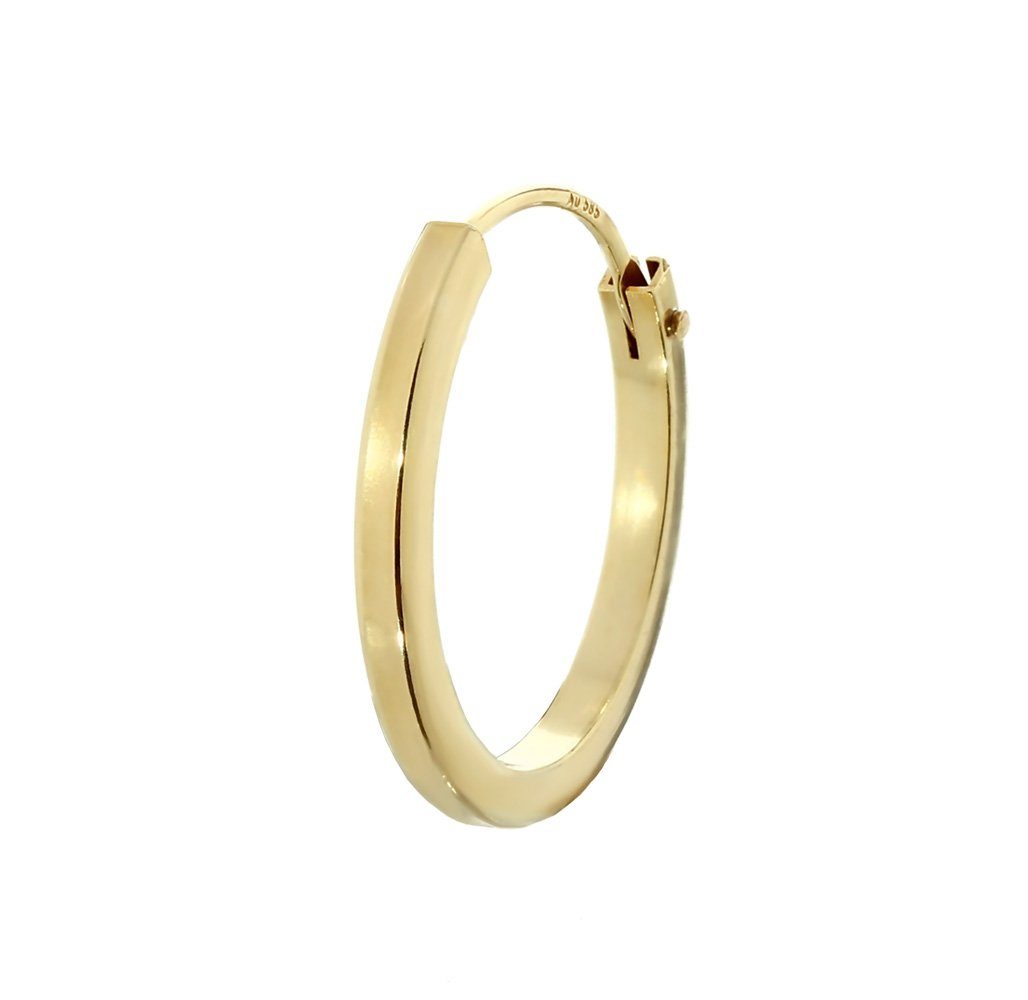 NKlaus Single-Creole Einzel 585 Gelbgold Creole günstig online kaufen