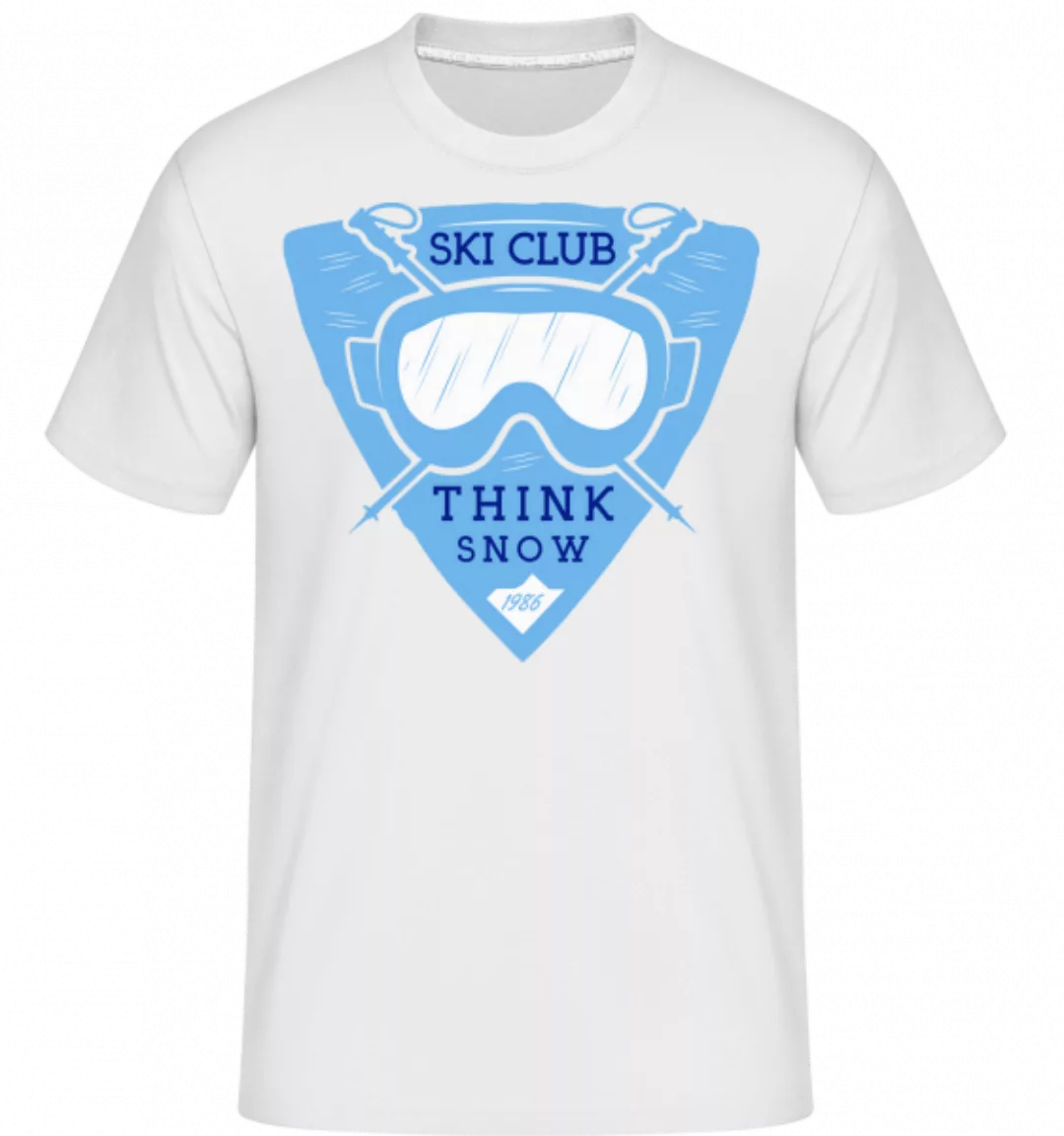 Ski Club Think Snow · Shirtinator Männer T-Shirt günstig online kaufen