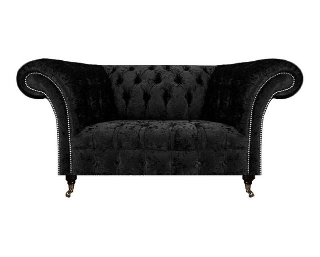 JVmoebel 2-Sitzer Chesterfield Sofa Zweisitzer Couch Wohnzimmer Stoff Polst günstig online kaufen