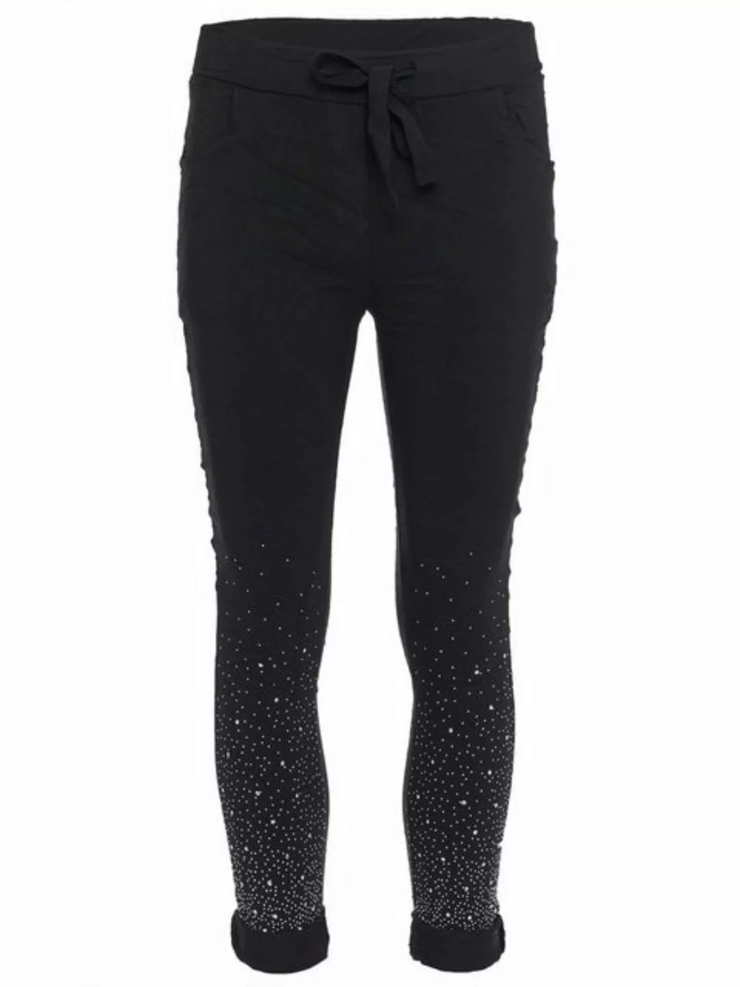 Body Needs Jeggings Sweathose Figurbetont mit Glitzerdetails günstig online kaufen