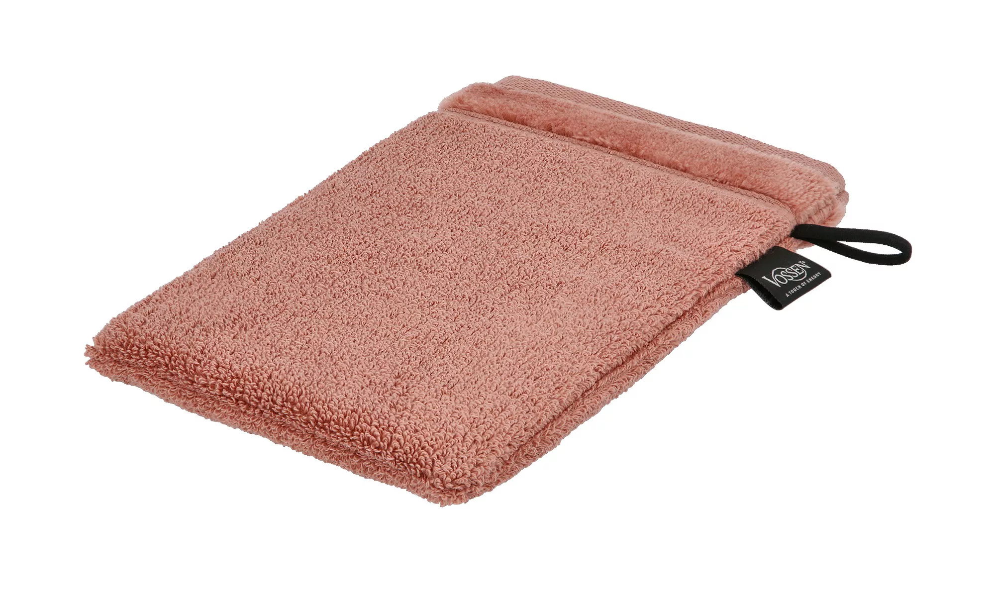 VOSSEN Waschhandschuh  Pure - rosa/pink - 100% Bio-Baumwolle - 16 cm - Heim günstig online kaufen