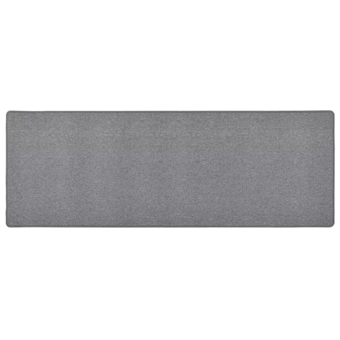 vidaXL Teppich Teppichläufer Dunkelgrau 50x150 cm, günstig online kaufen