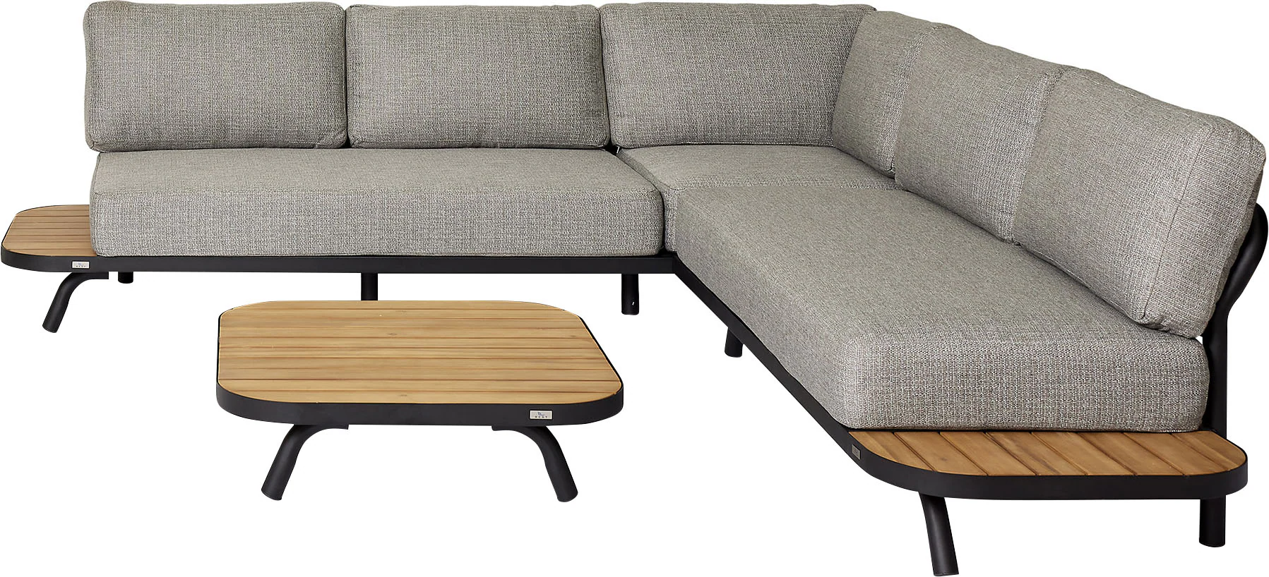 Best Loungeset "Paros", (Set, 12 tlg.), bestehend aus 2 Bänken, 1 x Tisch u günstig online kaufen