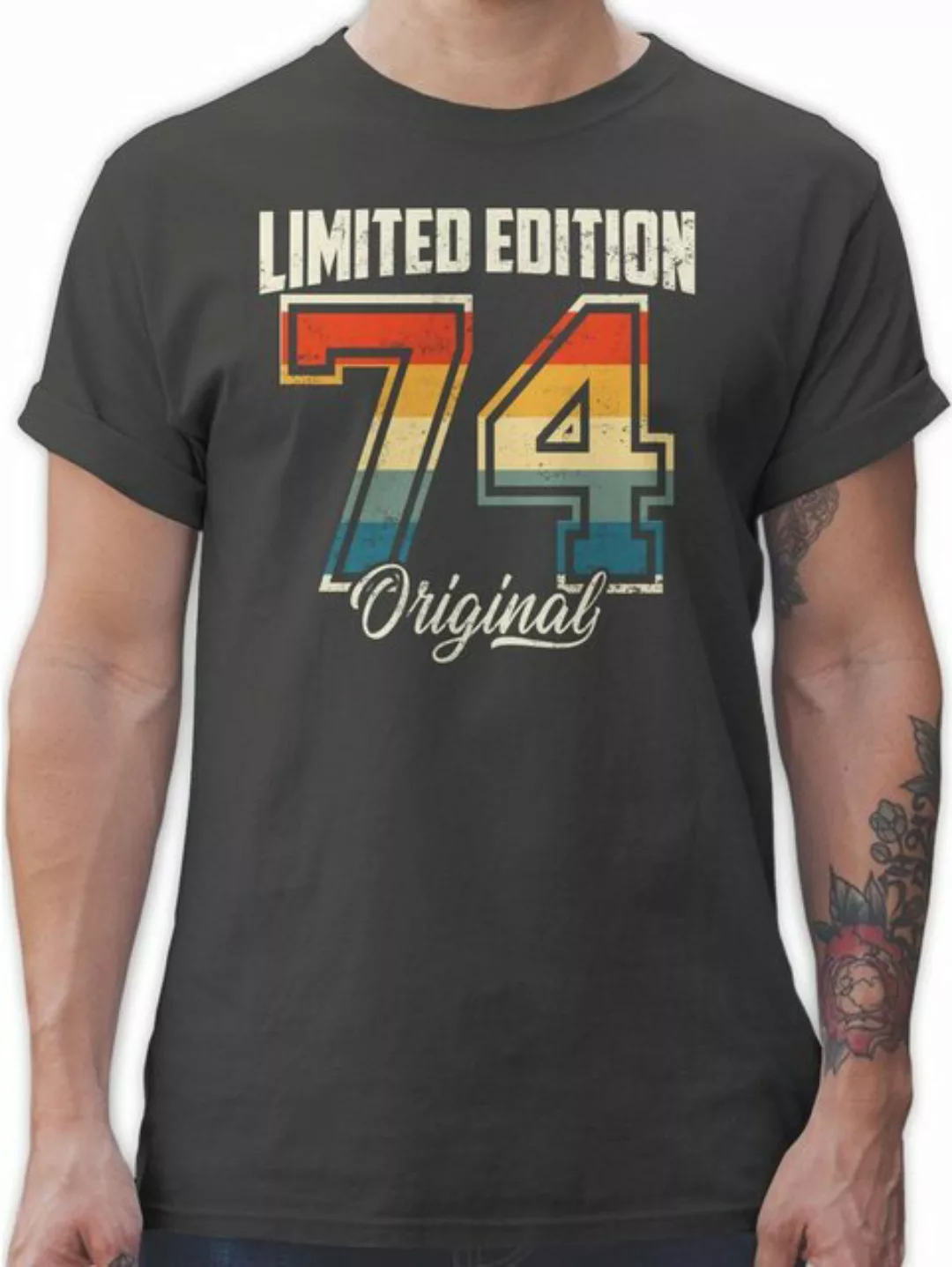 Shirtracer T-Shirt Limited Edition 1974 Original 50. Geburtstag günstig online kaufen