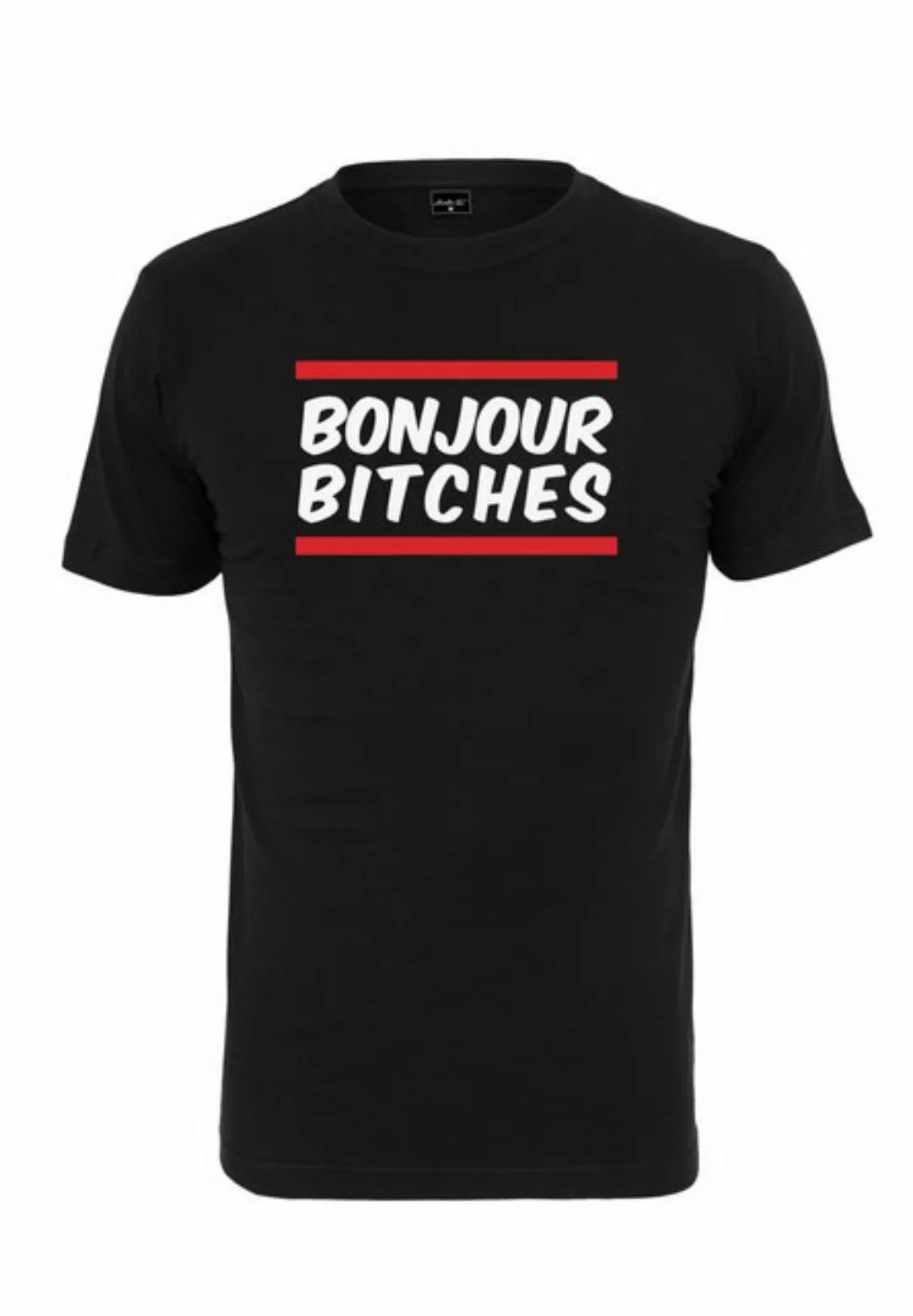 MisterTee T-Shirt MisterTee Herren Bonjour Tee (1-tlg) günstig online kaufen