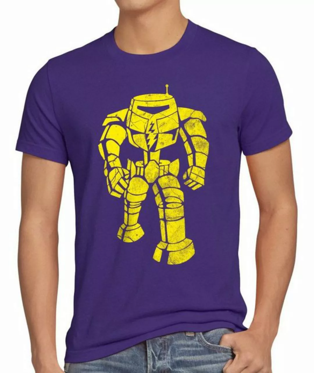 style3 Print-Shirt Herren T-Shirt The Robot Sheldon evolution big Roboter c günstig online kaufen