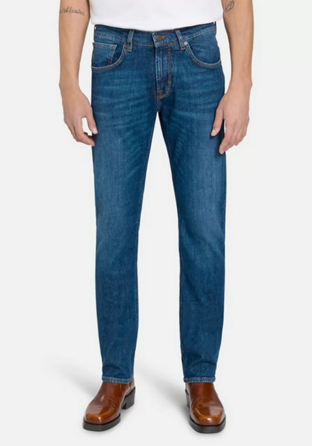 BALDESSARINI 5-Pocket-Jeans John Tribute To Nature Candiani Denim günstig online kaufen