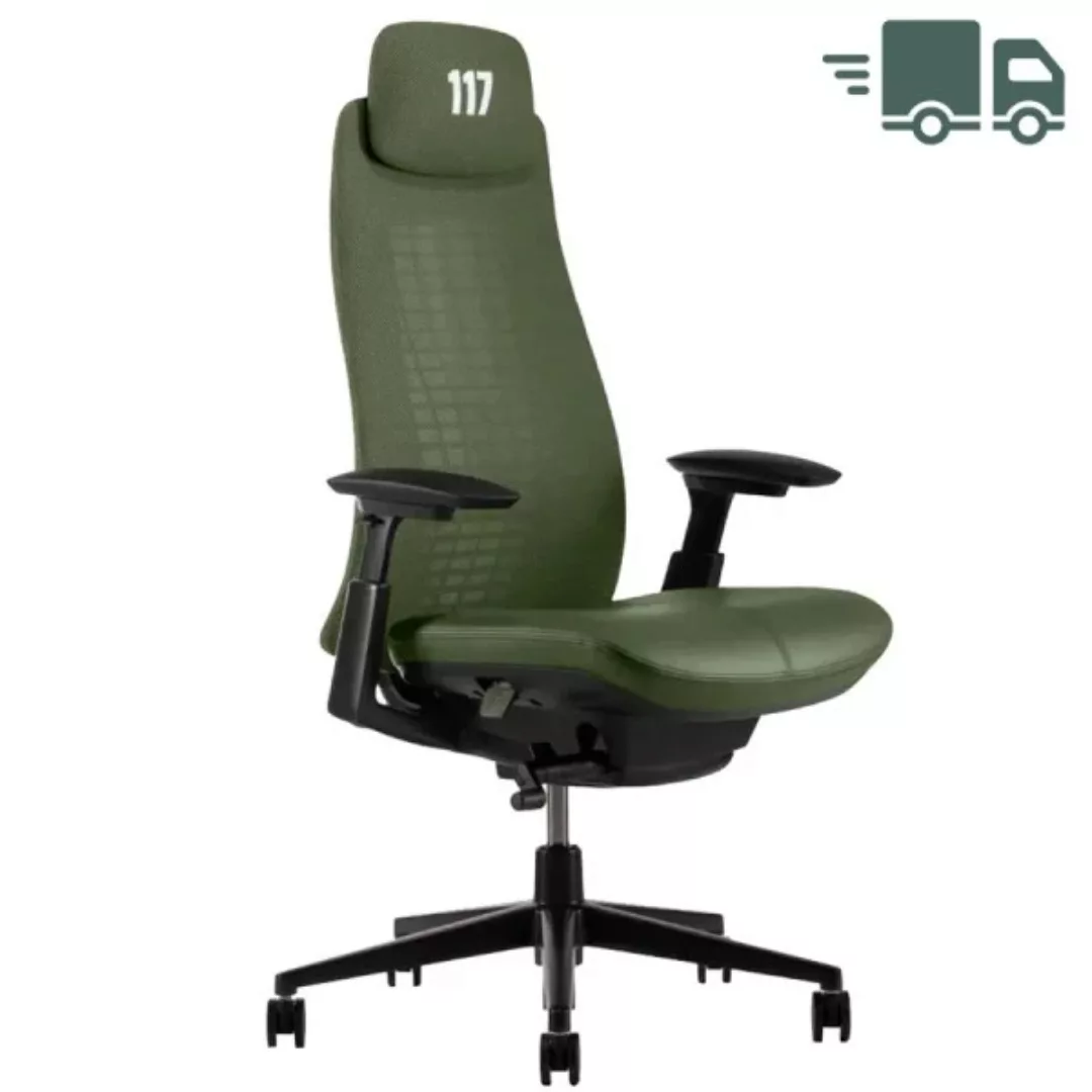 Haworth Fern X Halo Gaming Chair | Bis 150 kg | Leder-Sitzfläche günstig online kaufen