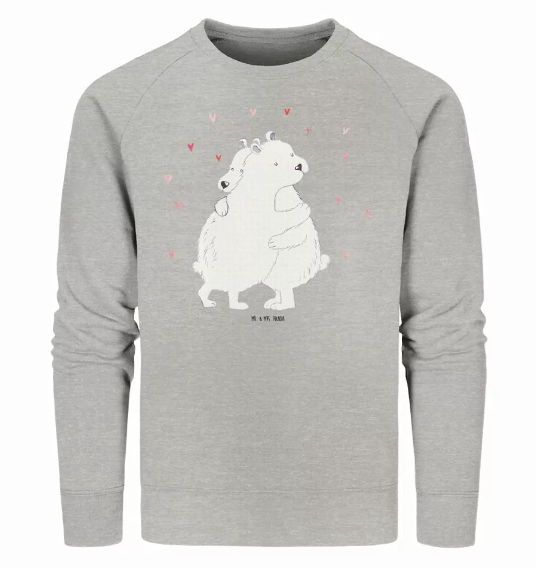 Mr. & Mrs. Panda Longpullover Eisbär Umarmen Größe XS - Heather Grey - Gesc günstig online kaufen