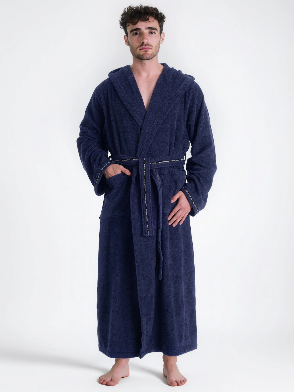Bruno Banani Herrenbademantel "Danny, Normallänge & Überlänge, auch in extr günstig online kaufen