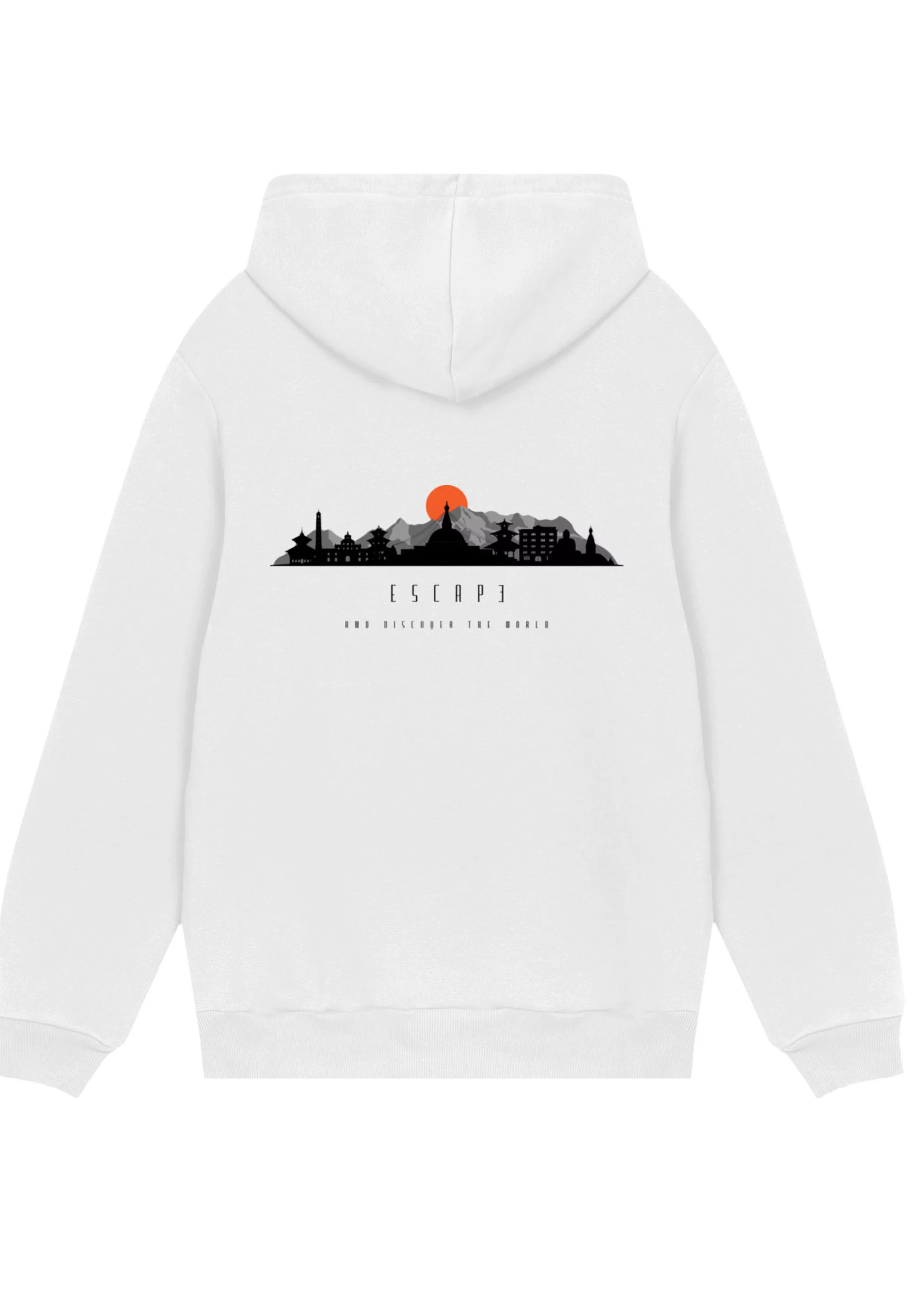 F4NT4STIC Kapuzenpullover "Escape Discover the World Asian Town", Premium Q günstig online kaufen