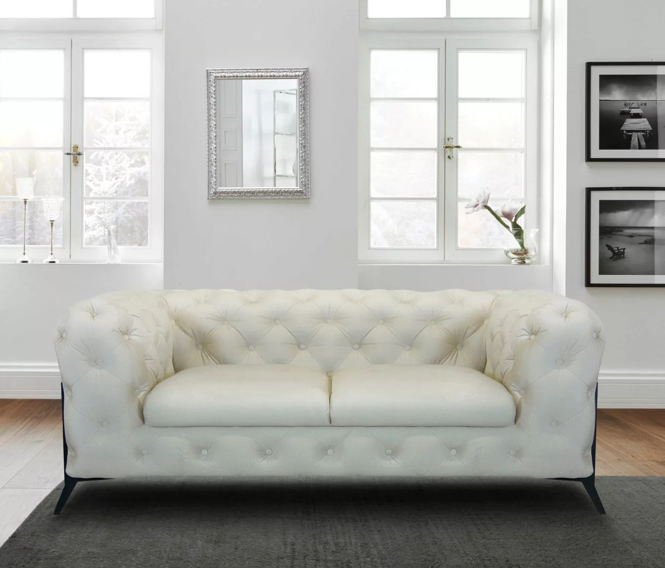 Leonique Chesterfield-Sofa "Amaury", aufwändige Knopfheftung, moderne Chest günstig online kaufen